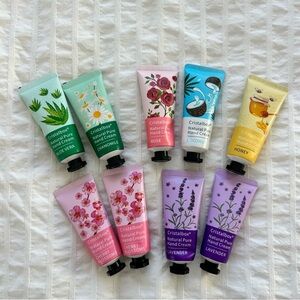 Cristalbox Natural Pure Hand Cream Set of 10 — Moisturizing Travel Size Lot
